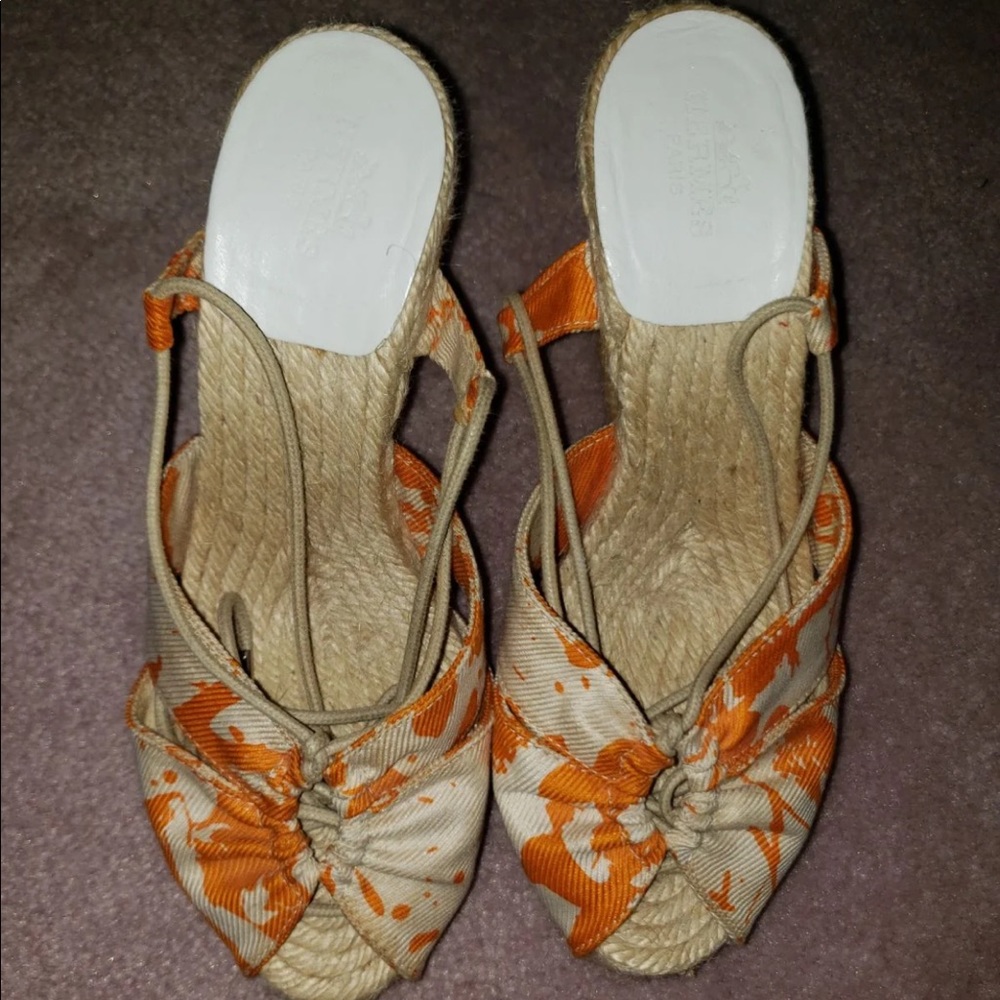 Authentic Hermès Espadrilles